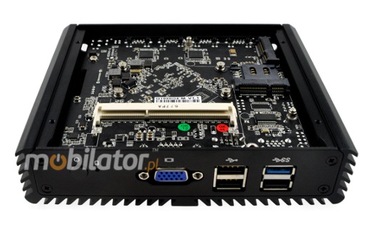 Odporny Komputer Przemysowy Fanless MiniPC mBOX Q190G4N SSD